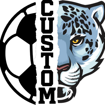 (s145-04-A) Split Soccer Team Name Custom Text