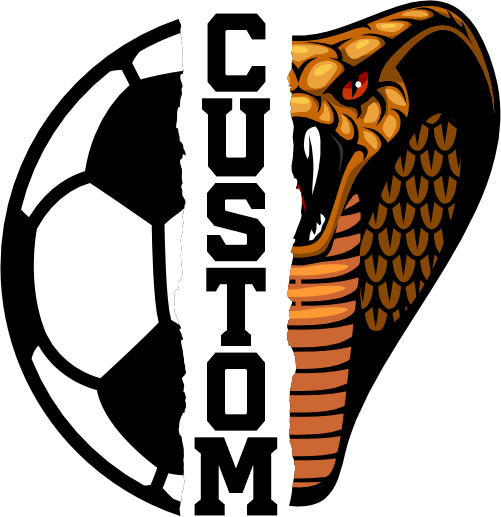 (145-1M-24) Cobra Split Mascot Soccer Ball