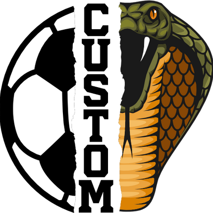 (s145-04-A) Split Soccer Team Name Custom Text