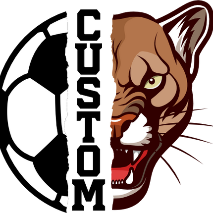 (s145-04-A) Split Soccer Team Name Custom Text