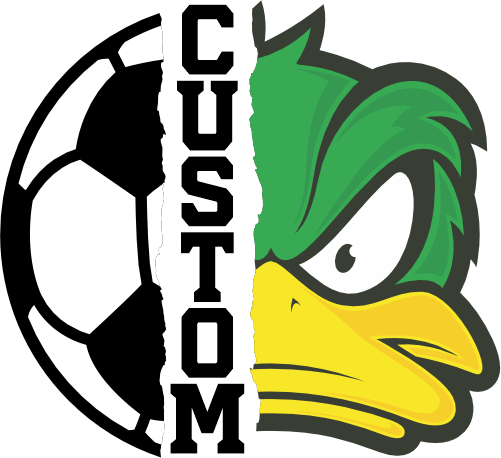 (145-1M-34) Duck Split Mascot Soccer Ball