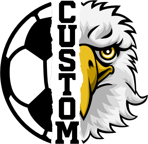 (145-1M-36) Eagle Split Mascot Soccer Ball