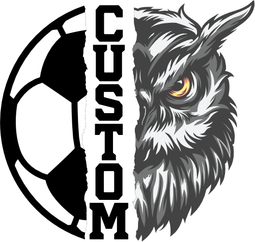 (145-1M-38) Owl Split Mascot Soccer Ball