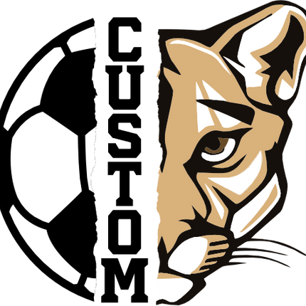 (s145-04-A) Split Soccer Team Name Custom Text
