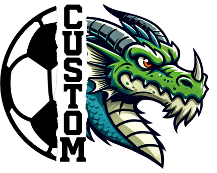 (s145-04-A) Split Soccer Team Name Custom Text