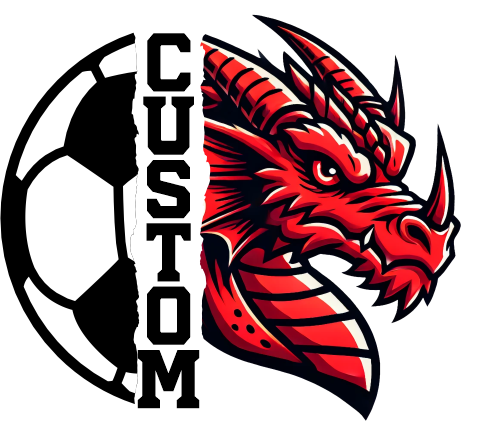 (145-1M-63) Dragon Split Mascot Soccer Ball