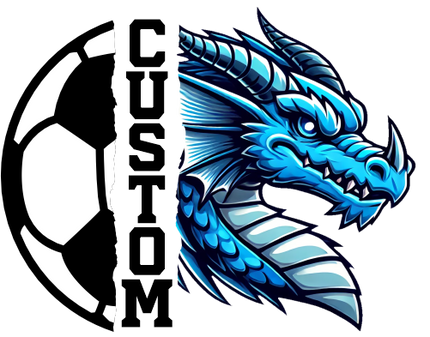 (s145-04-A) Split Soccer Team Name Custom Text