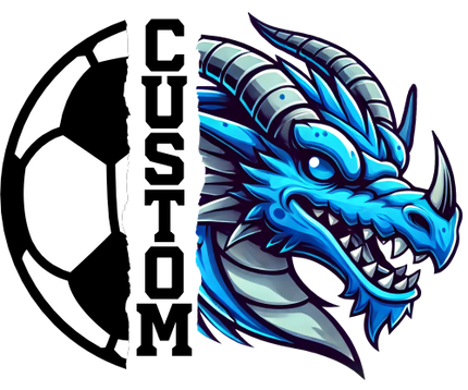 (s145-04-A) Split Soccer Team Name Custom Text