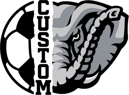(s145-04-A) Split Soccer Team Name Custom Text