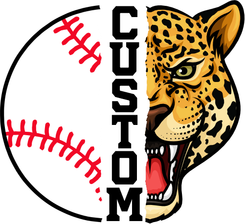 (145-1K-04) Leopard Split Mascot Baseball