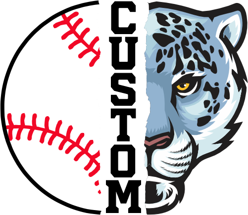 (145-1K-21) Snow Leopard Split Mascot Baseball