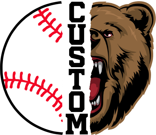 (145-1K-23) Bear Split Mascot Baseball