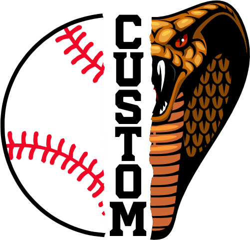 (145-1K-24) Cobra Split Mascot Baseball