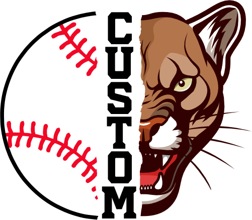 (145-1K-29) Cougar Split Mascot Baseball