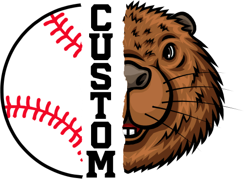 (145-1K-32) Beaver Split Mascot Baseball