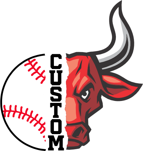 (145-1K-42) Bull Split Mascot Baseball