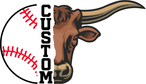 (145-1K-46) Longhorn Split Mascot Baseball