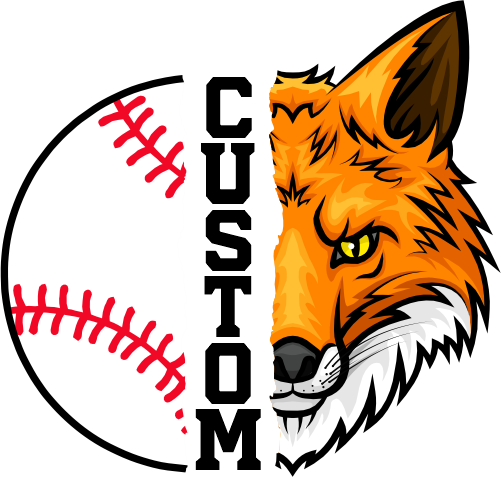(145-1K-47) Fox Split Mascot Baseball