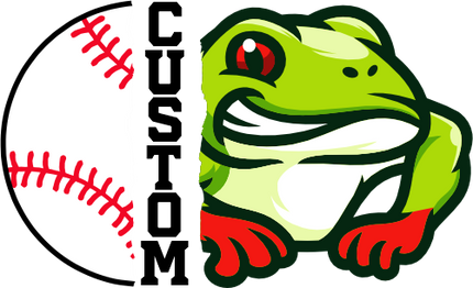 (s145-04-B) Split Mascot Baseball Team Name Custom Text