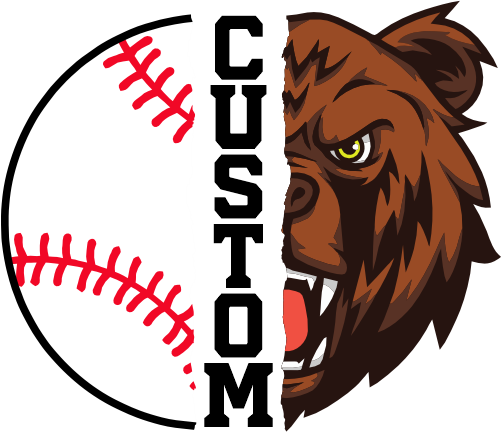 (145-1K-70) Bear Split Mascot Baseball