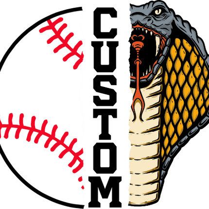 (145-1K-71) Cobra Split Mascot Baseball