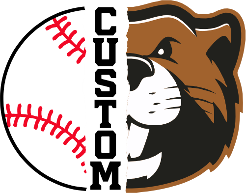 (145-1K-73) Beaver Split Mascot Baseball