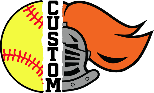 (145-1L-68) Knight Split Mascot Softball