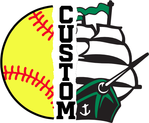 (145-1L-13-1) Ship Split Mascot Softball