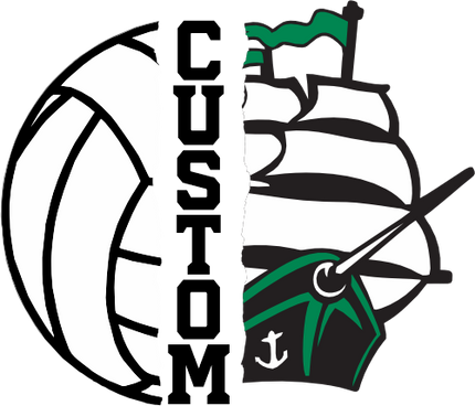 (145-1N-13-1) Ship Split Mascot Volleyball