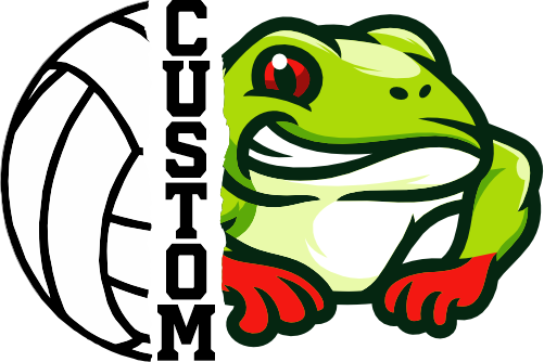 (145-1N-67) Frog Split Mascot Volleyball