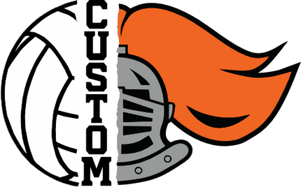 (145-1N-68-1) Knight Split Mascot Volleyball