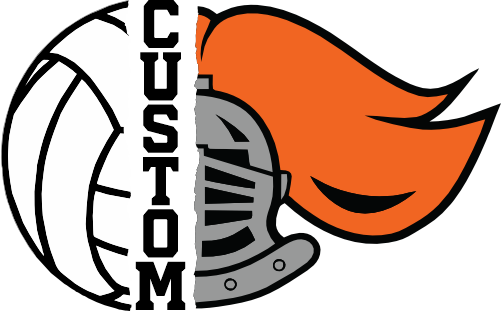 (145-1N-68-1) Knight Split Mascot Volleyball