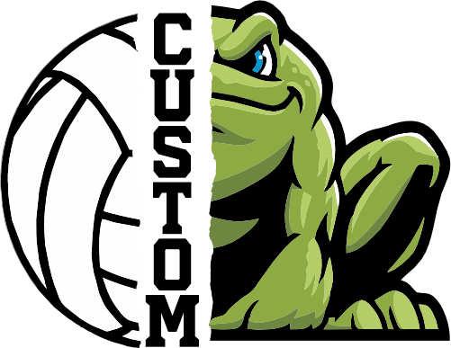 (145-1N-08-2) Frog Split Mascot Volleyball