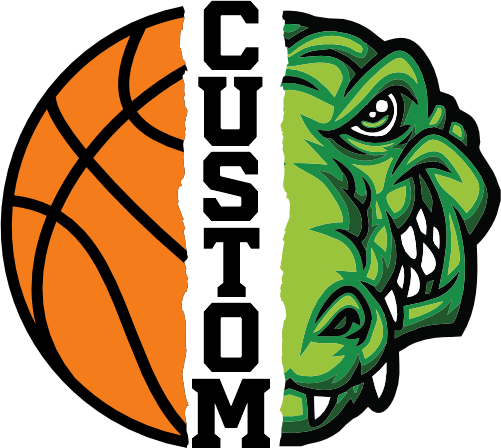 (145-1J-03) Gator Split Mascot Basketball