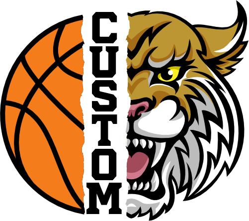 (145-1J-11) Wildcat Split Mascot Basketball