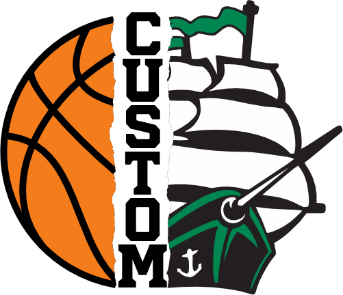 (145-1J-13-1) Ship Split Mascot Basketball