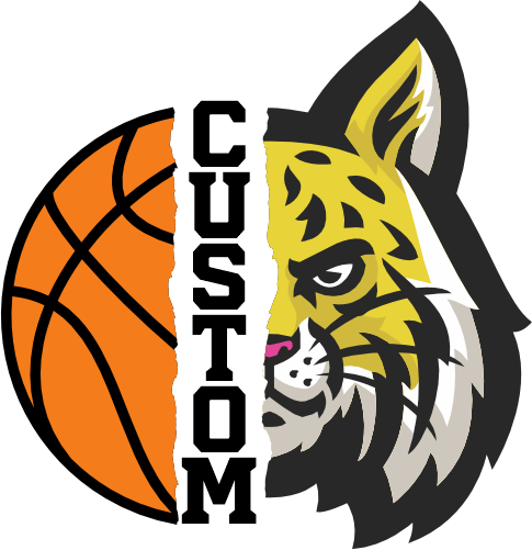 (145-1J-16) Wildcat Split Mascot Basketball