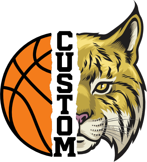 (145-1J-19) Wildcat Split Mascot Basketball