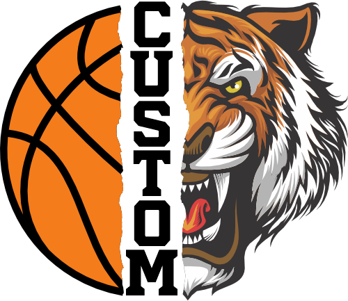 (145-1J-20) Tiger Split Mascot Basketball