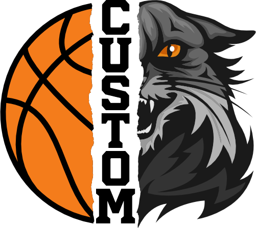 (145-1J-27) Wildcat Split Mascot Basketball