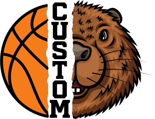 (145-1J-32) Beaver Split Mascot Basketball