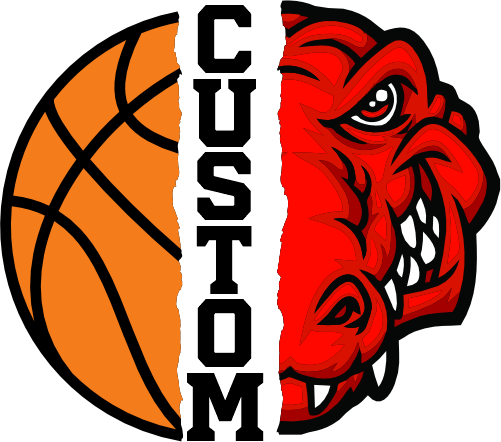 (145-1J-48) Gator Split Mascot Basketball