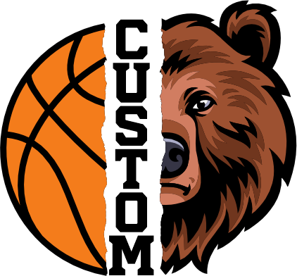 (145-1J-69) Bear Split Mascot Basketball