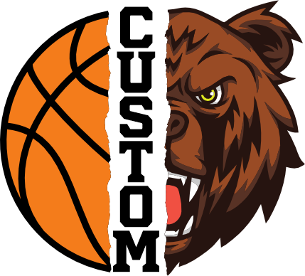 (145-1J-70) Bear Split Mascot Basketball