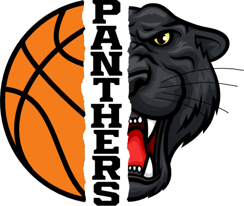 (s145-4E) Split Basketball Team Name Custom Text 58 Mascot Styles