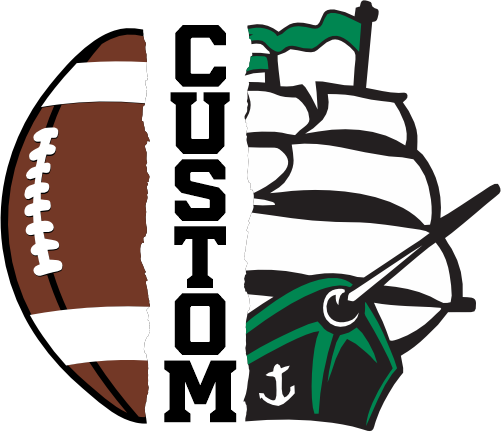 (145-1i-13-1) Ship Split Mascot Football