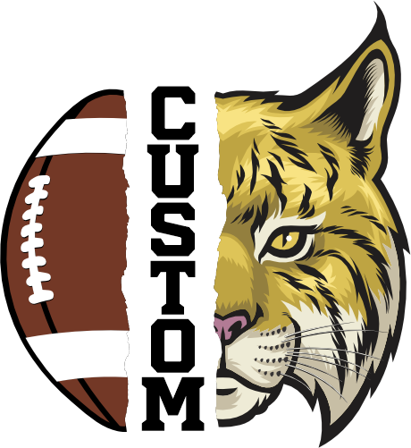 (145-1i-19) Wildcat Split Mascot Football