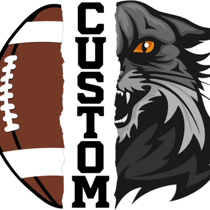 (145-1i-27) Wildcat Split Mascot Football