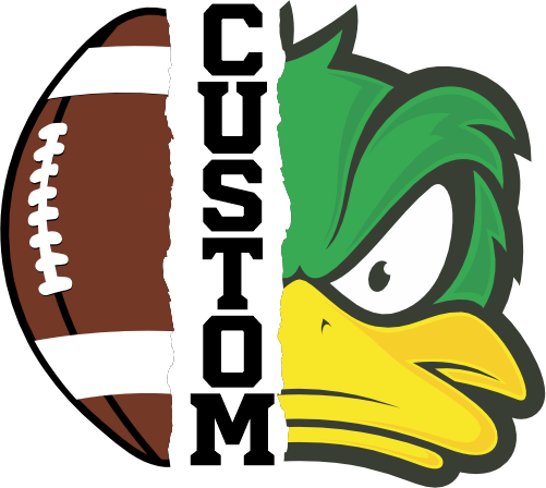 (145-1i-34) Duck Split Mascot Football