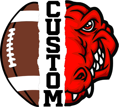 (145-1i-48) Gator Split Mascot Football